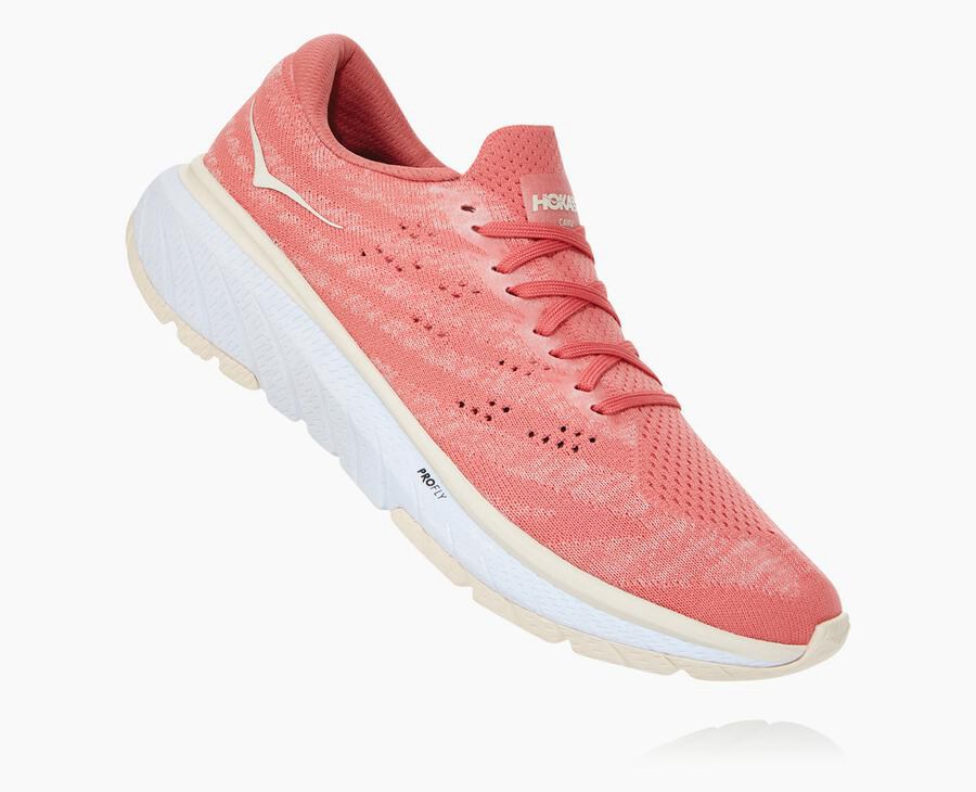 Hoka One One Vandresko Dame - Cavu 3 - Orange/Hvide - 519270FIK